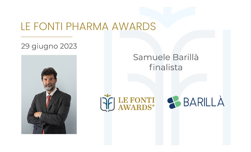 samuele barilla pharma awards le fonti